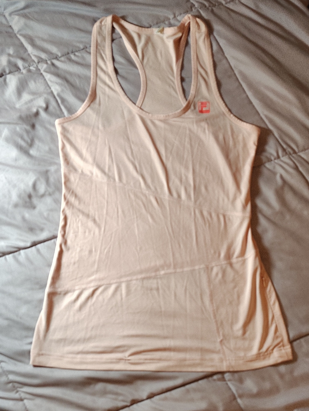 Fila Light Peach Racerback Tank Top